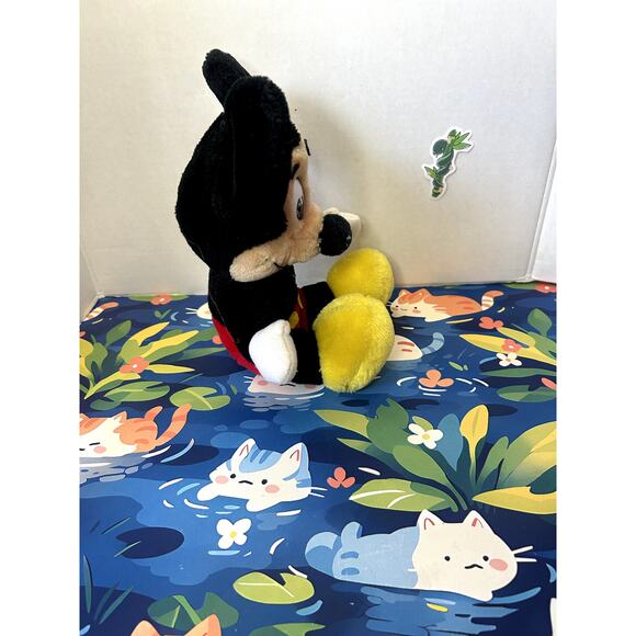 Vintage Disney Mickey Mouse Plush Stuffed Animal Toy Doll - Picture 10 of 12